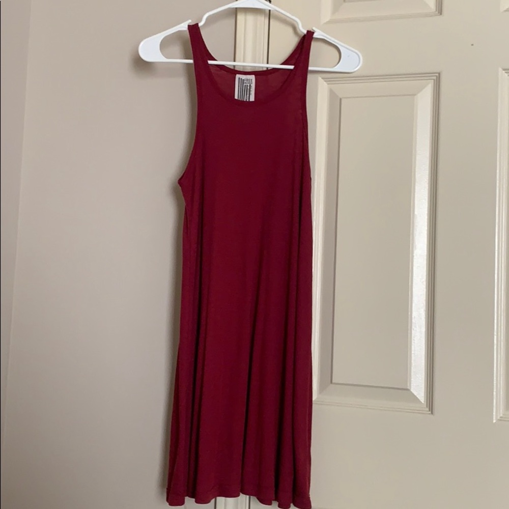 Red free people dress